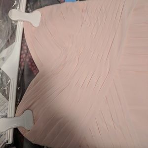 Petal pink Camille chiffon dress